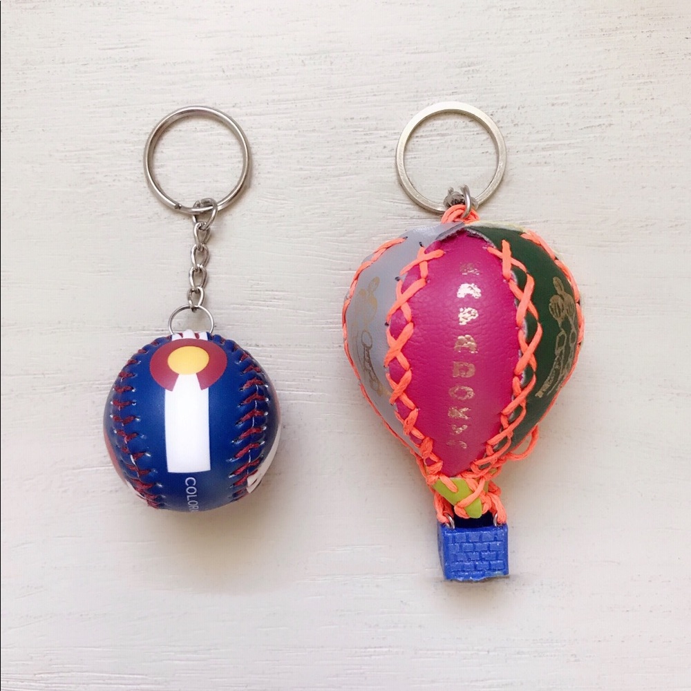 Baseball and Kapadokya Keychains